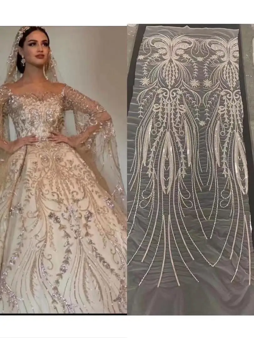 

Супер качество вышитый тюль в африканском стиле французский шнурок ткани с Бусины L-1098815 французский шнурок ткани