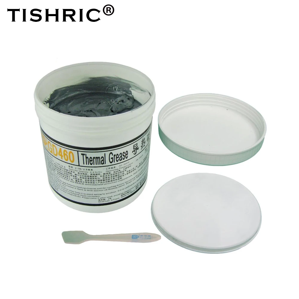 TISHRIC GD460 Thermal Paste for Processors/CPU Cooler/Heatsink/PC Fan/Radiator/Thermal Gasket Grease Hot Melt Adhesive | Компьютеры и