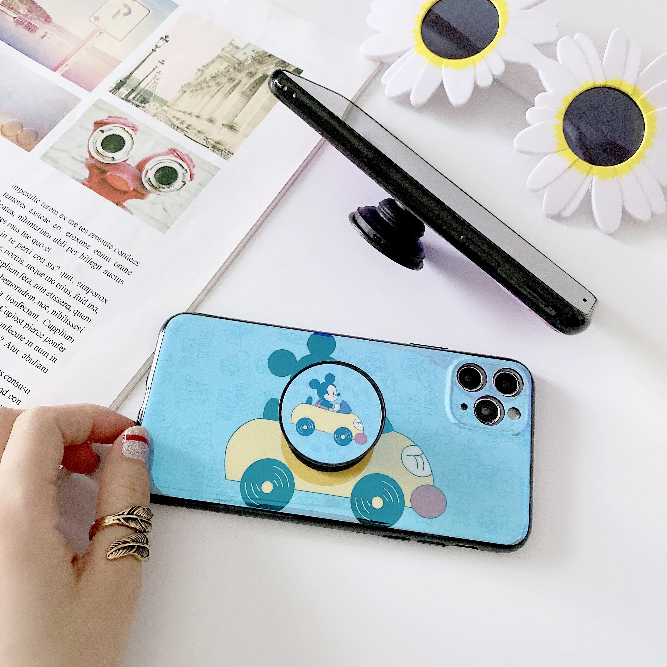 

Blue Ray Cartoon Mouse Phone Case for Samsung A72 A52 A01 A11 A21 A31 A41 A42 A51 A71 A12 A02 A32 A50 Soft Silicone Soft Coque