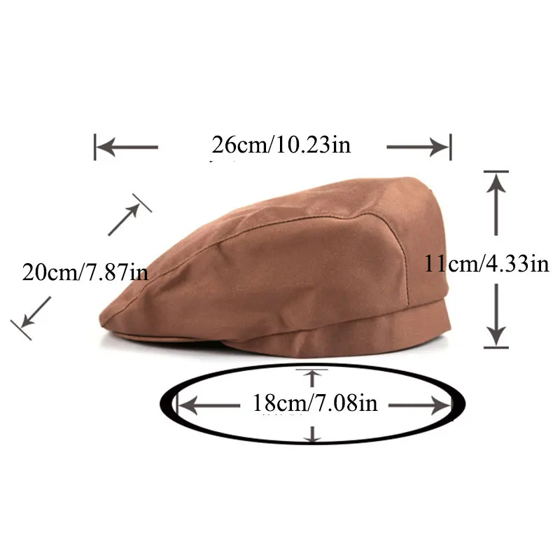 

Unisex Adjustable Beret Caps Outdoor Sun Breathable Bone Brim Hats Women Men Herringbone Pure Color Flat Berets Cap Hat