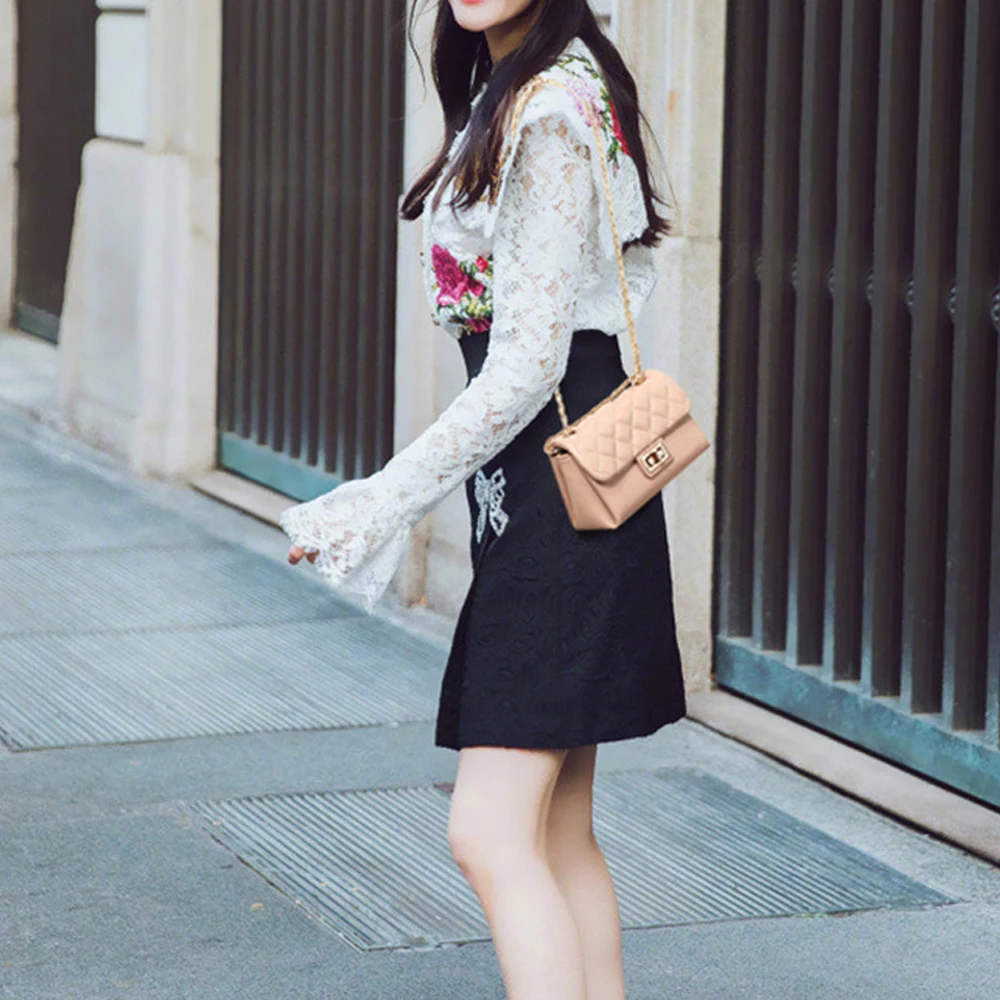 Sac a main femme новинка 2019 корейская модная клетчатая дизайнерская сумка на плечо с