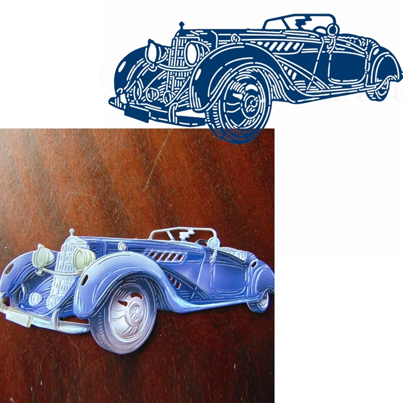 Классический металлический трафарет с пузырьками для автомобиля роскошный