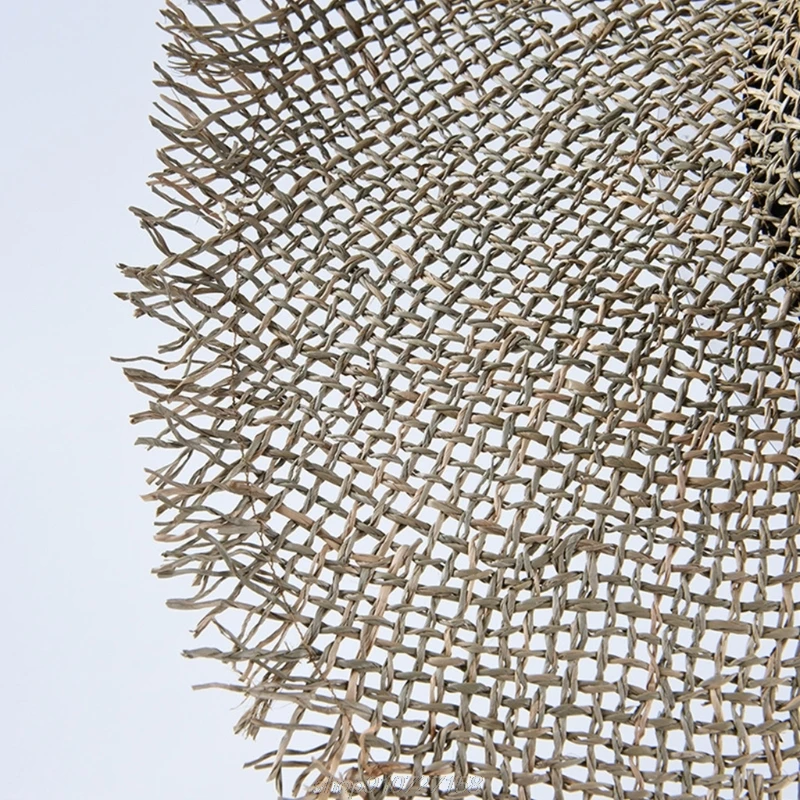 

Beach Hat with Wide Fringed Brim Edge Women Girls in Breatheble Seeweed Material European Vintage Style MY24 21 Dropshipping