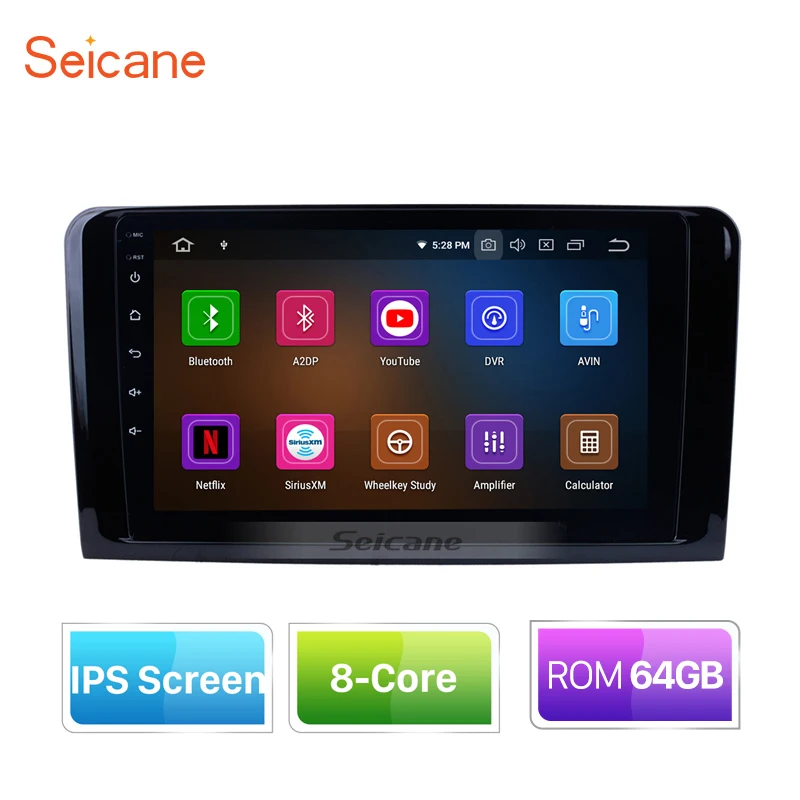 Seicane Android 10 0 IPS для 2005 2012 Mercedes Benz GL Class X164 GL350 GL420 GL450 GL500/ML Класс W164 радио