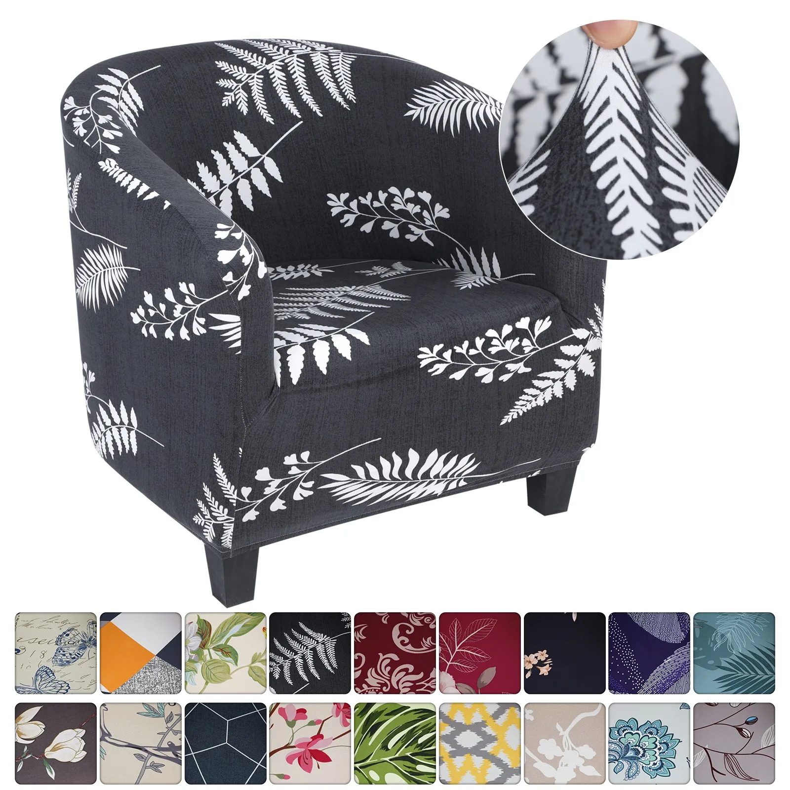 

1pc Elastic Bathtub Armchair Sofa Cover Dustproof Protector Washable Furniture Slipcover Quality Hotel Home Polyester Seat Cover