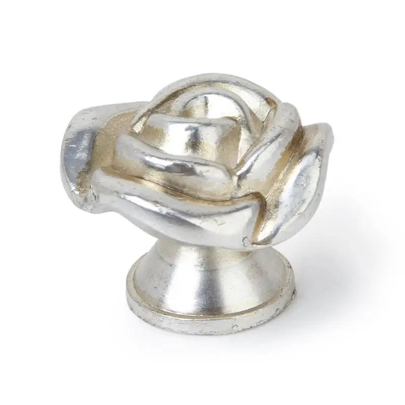 Ручки и ручки в форме розы для кухонного шкафа дверные мебельные аксессуары