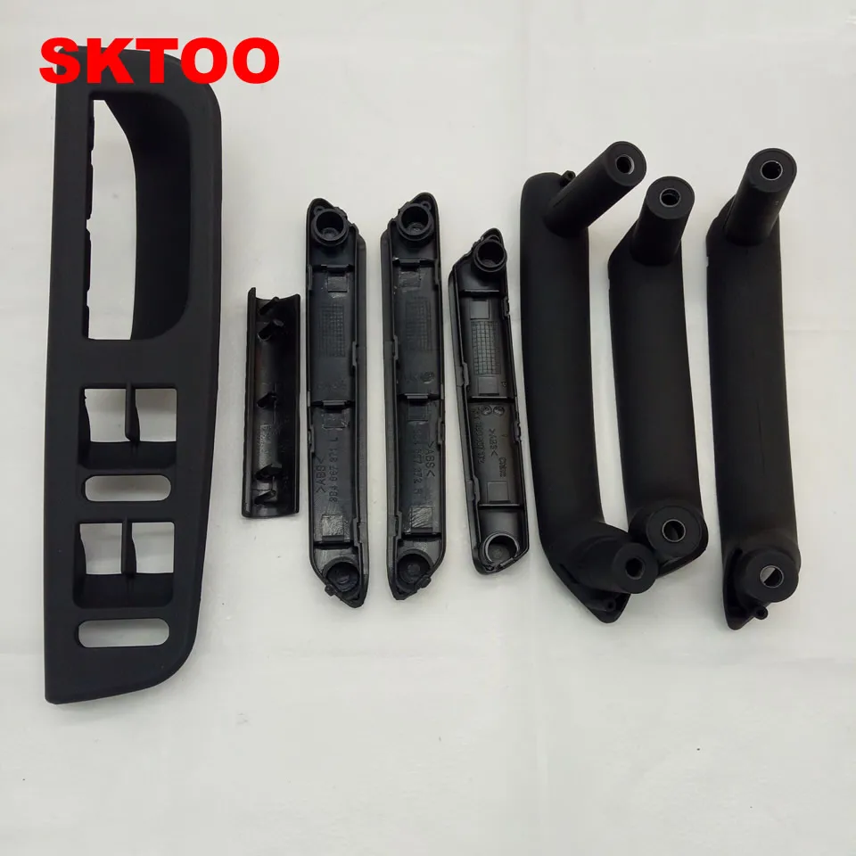 8 шт./компл. черная Межкомнатная дверная ручка с отделкой для Volkswagen Passat B5