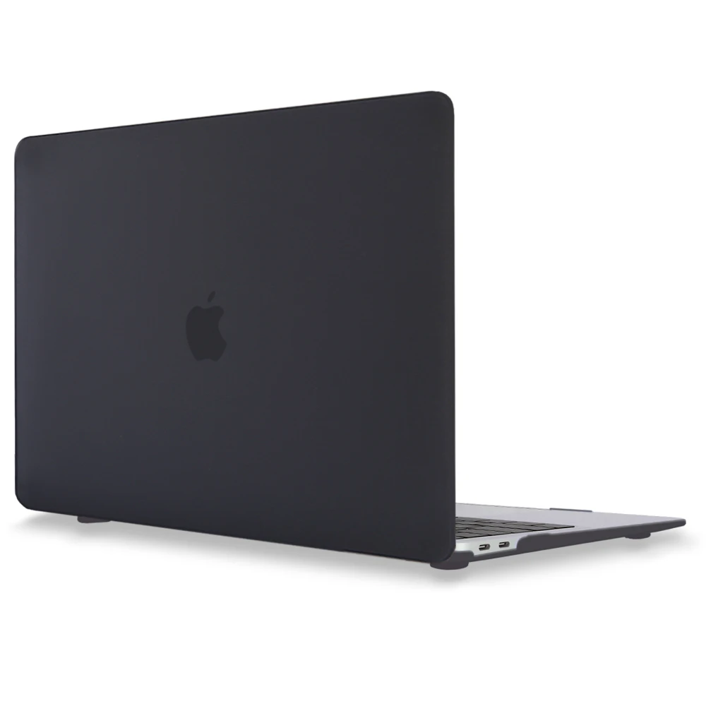 Black Русский склад матовый и кристально чистый жесткий чехол для Macbook Air 13 A1466 Pro 13 15 Air 11 Защитная пленка для клавиатуры - Цвет: Black