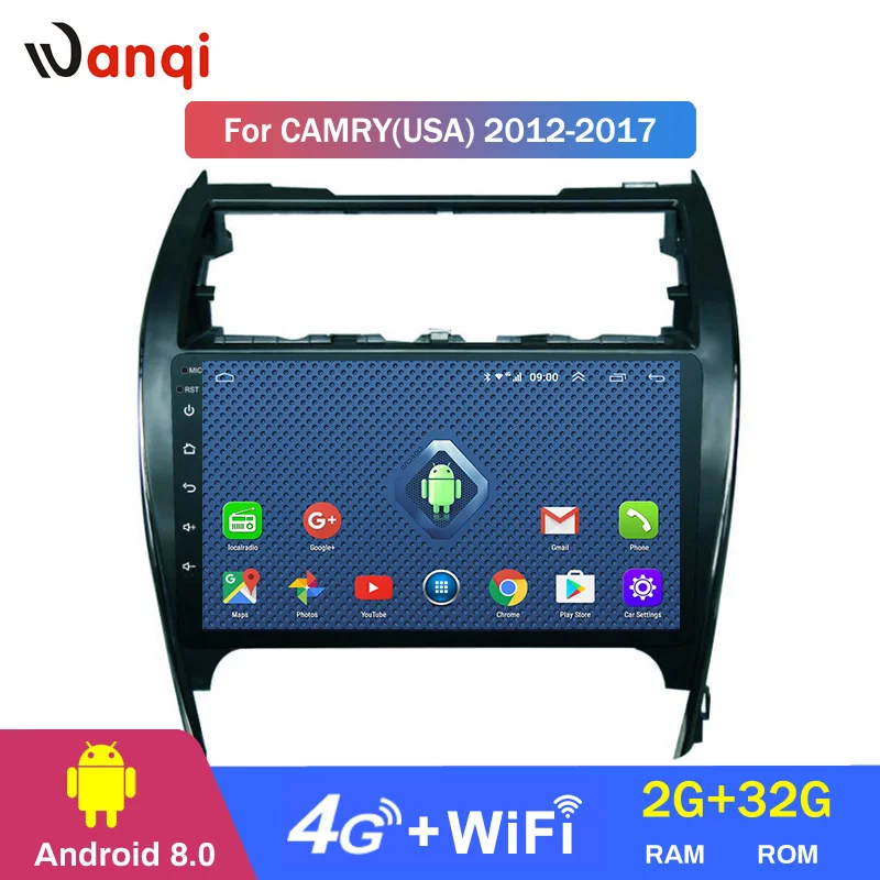 4G Lte All Netcom 10 1 дюймов WANQI 9 автомобильный DVD плеер стерео радио GPS навигация для Toyota