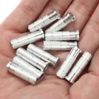 50 шт.лот Высококачественная Алюминиевая Вставка подходит для ID 6,2 мм карбоновые Стрелы Вал для охоты стрельбы аксессуар