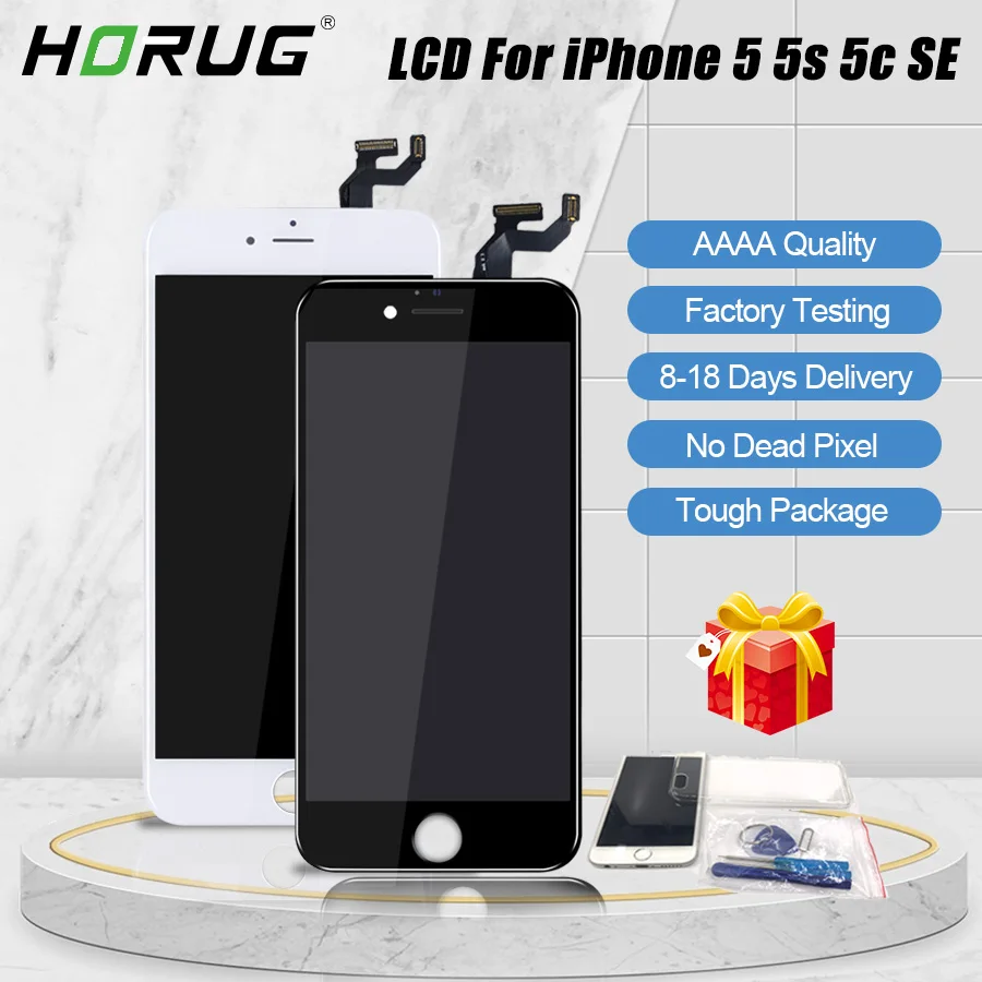 AAAA Оригинальный ЖК экран для iPhone 5 5S 5c SE дисплей в сборе дигитайзер без битых