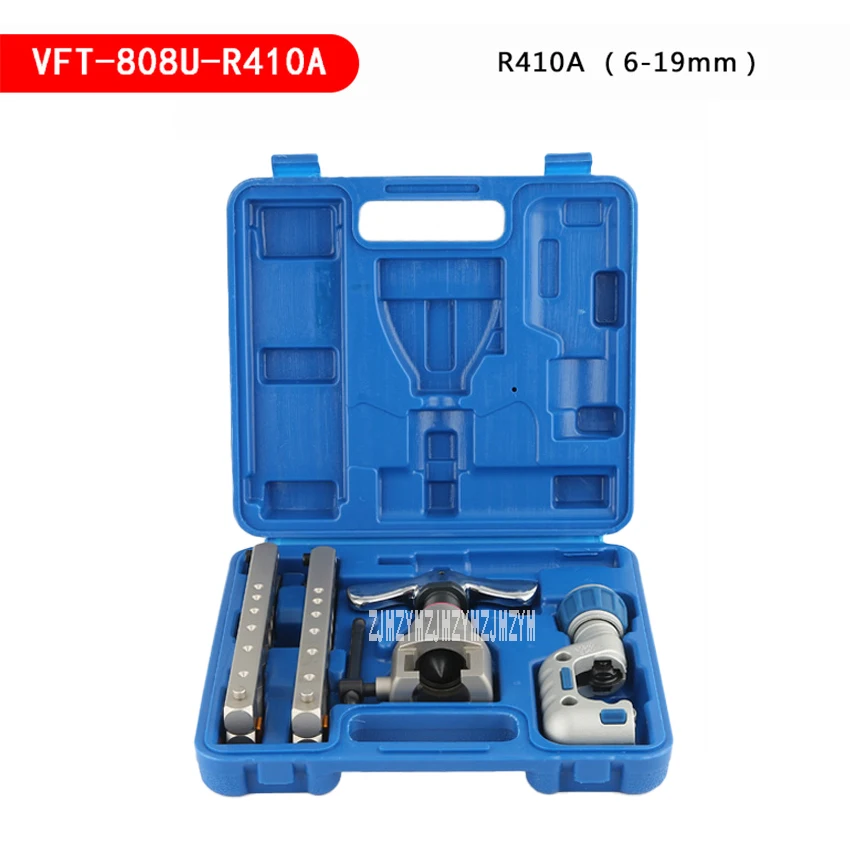 

VFT-808U-R410A набор инструментов для развальцовки, ручной расширитель медной трубы кондиционера, ручной расширитель труб, роликовый кожух