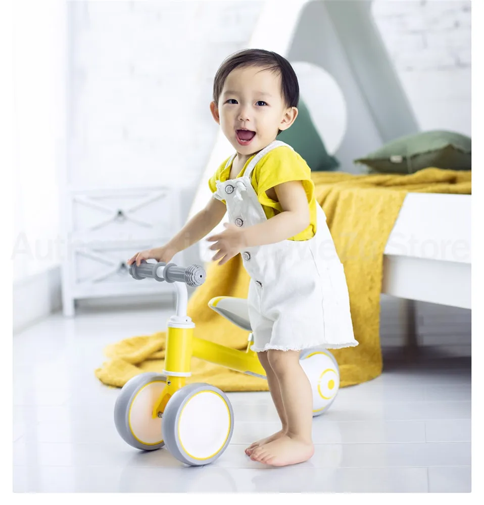 Xiaomi Kids Baby Balance Bike мальчик/девочка 1-2 лет ребенок йо-йо автомобиль без педали ходьба раздвижной велосипед езда на велосипеде на автомобиле