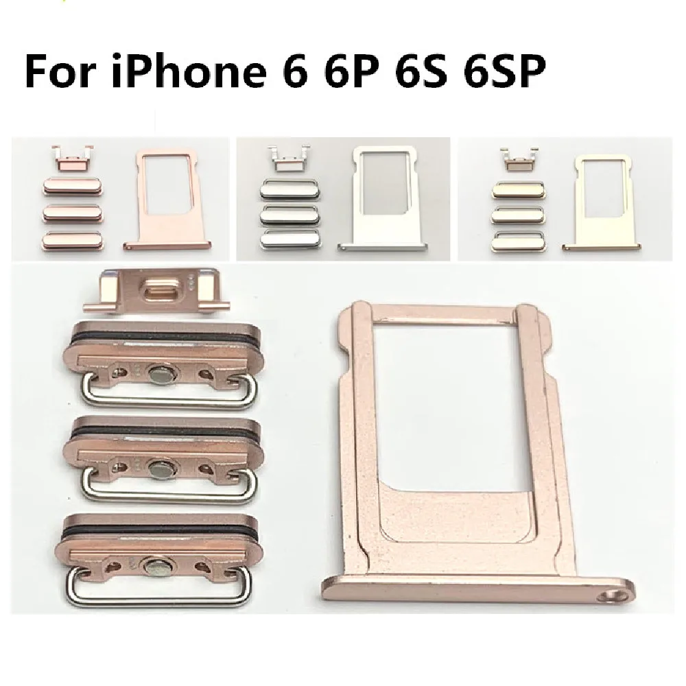 Боковая кнопка для iPhone 6 6S Plus 6SP 6p out 2 компл./Лот выключения звука боковые кнопки