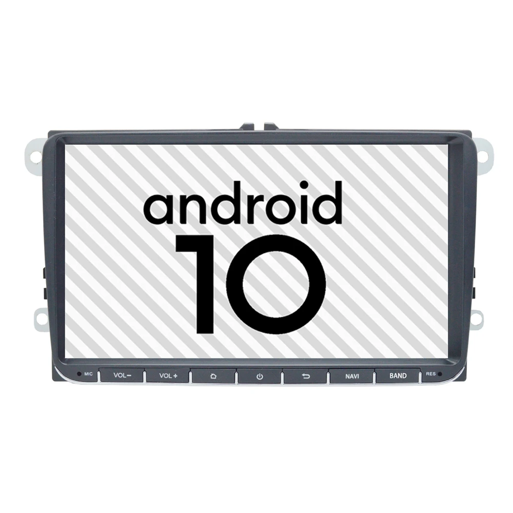 Ультратонкое автомобильное мультимедийное радио 9 &quot Android 10 для Vw Passat CC Tiguan Golf Polo