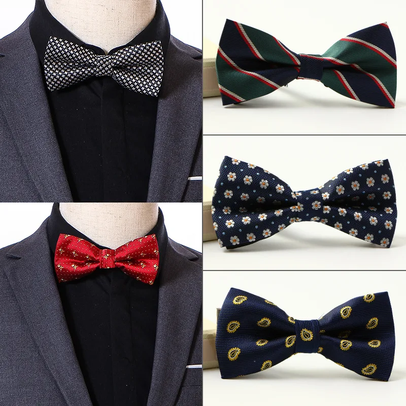 Формальный галстук бабочка мужской Мужская мода вечерние Бизнес Свадьба
