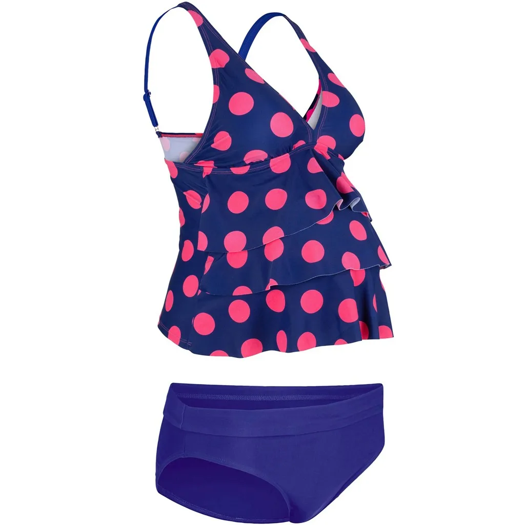 ARLONEET Купальник для беременных плюс размер танкини женский купальник в горошек с