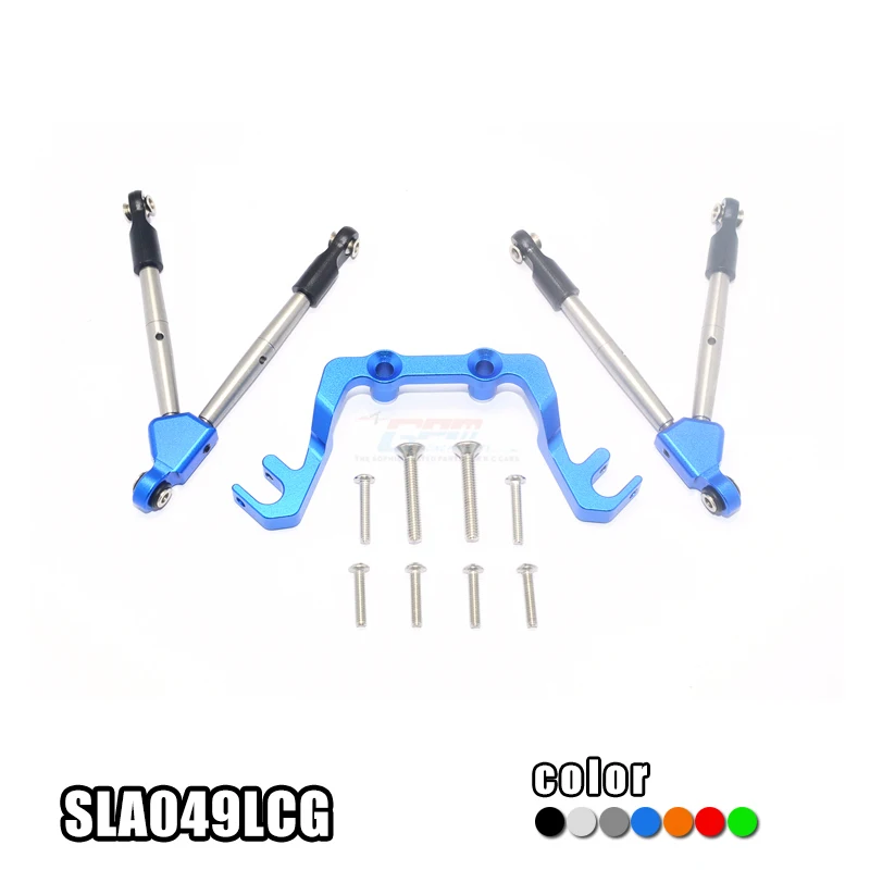 GPM алюминиевые передние тяги с стабилизатором для C HUB TRAXXAS SLASH 4X4 LOW-CG 68086-21 RC Upgrade |