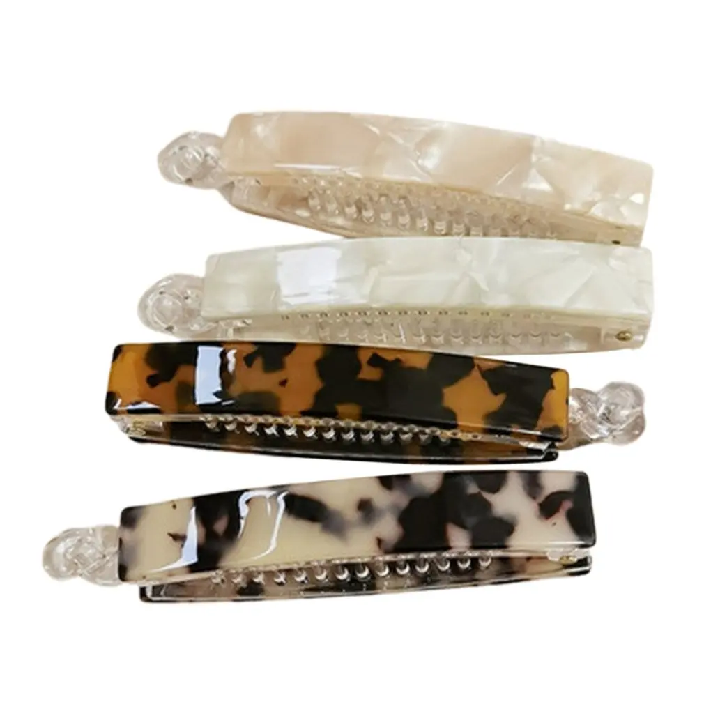 

Клинчерная расческа типа «банан», ацетатная Клипса-банан, сцепляющие зубья, крепкая Нескользящая клипса