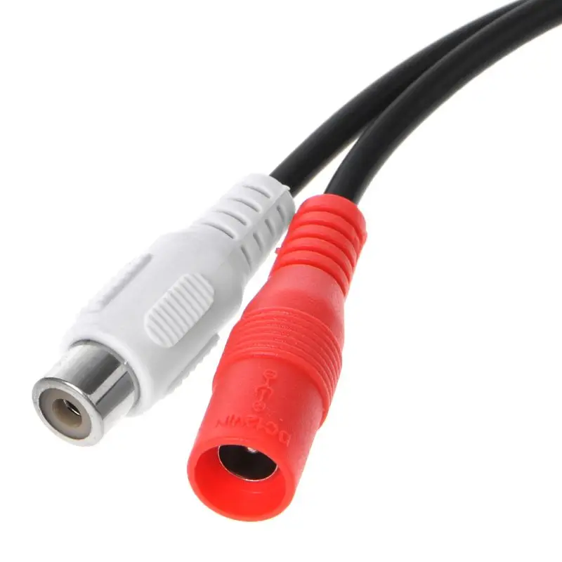 Новый микрофон чувствительный аудио кабель звукоснимателя для видеонаблюдения