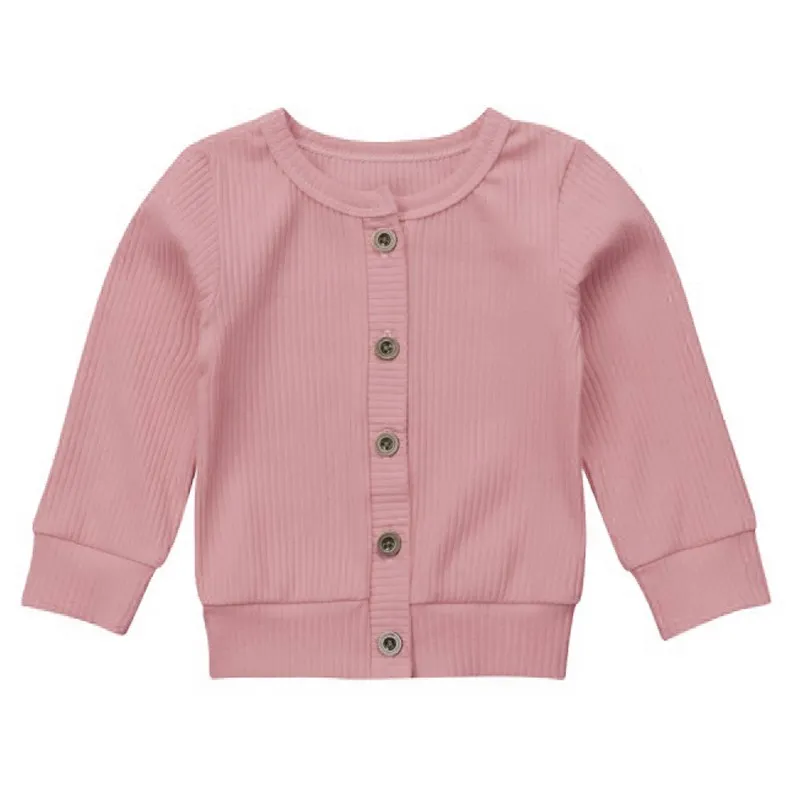 Кнопка для детской одежды весенне осенний кардиган с длинным рукавом