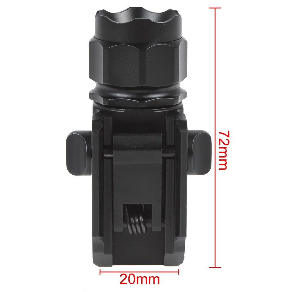 

SecurityIng 400 Lumens Mini XP-G R5 LED High Power Flashlight with 3.0V 800mA CR2 Battery