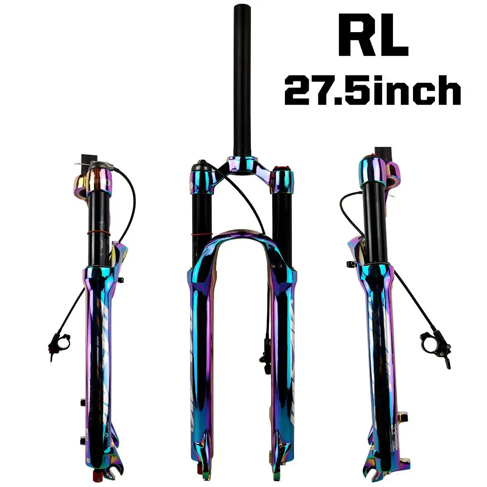 Цветная вилка для горного велосипеда PASAK из алюминиевого сплава Supension Air 1/26/27/29er