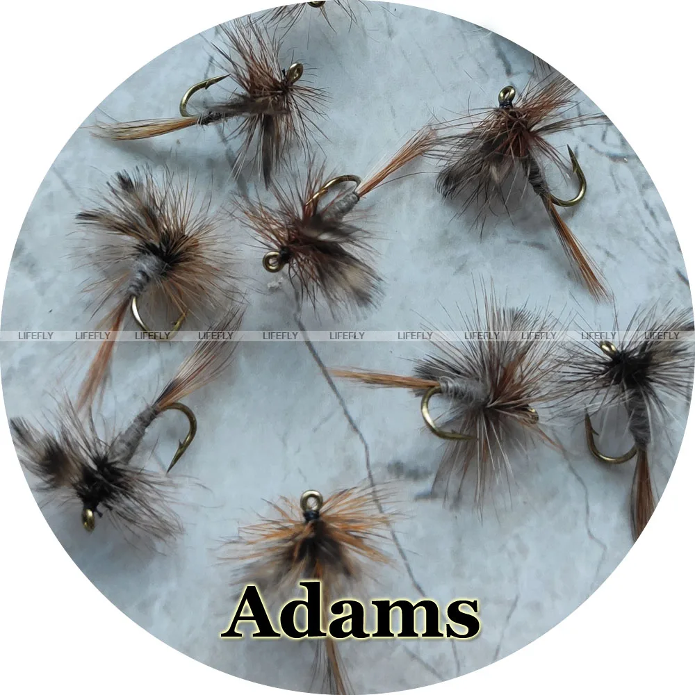 1 дюжина Сухих Мух Adams форель рыбалка нахлыстом|dry fly|fly fishingfly fly |