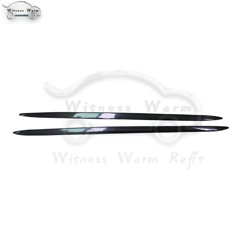 Юбка-бампер из углеродного волокна с боковыми губами фартук комплект юбки для