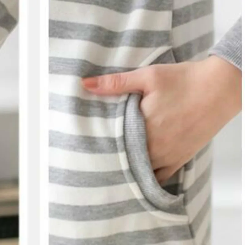 Одежда для грудного вскармливания осенне зимняя блузка модный джемпер с