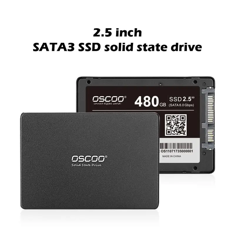 

Фирменная Новинка OSCOO SSD-001 TLC 2258XT 2,5 дюймов SATA3 SSD 120GB/240GB/480GB твердотельный жесткий диск для ноутбука