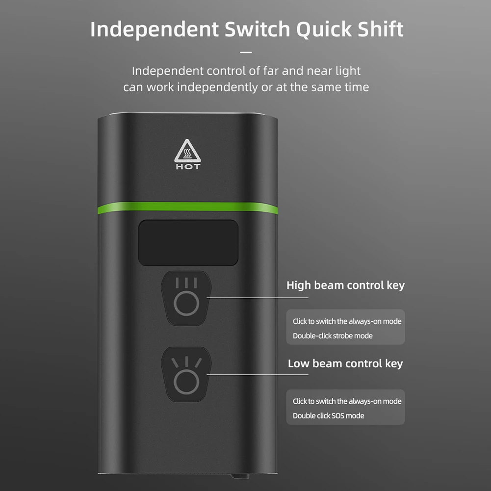 

4xT6 LED Waterproof Bike Headlight 1800LM Headlight Type-C Rechargeable Bicycle Front Lights Night Riding Safety Warning Lamp