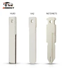 Dandkey VAC102 VA2VA6 HU83 NE73 Uncut полотно дистанционного ключа для Peugeot 106 207 206 306 405 406 307 для Citroen C1 C3 C5 C6 XSARA