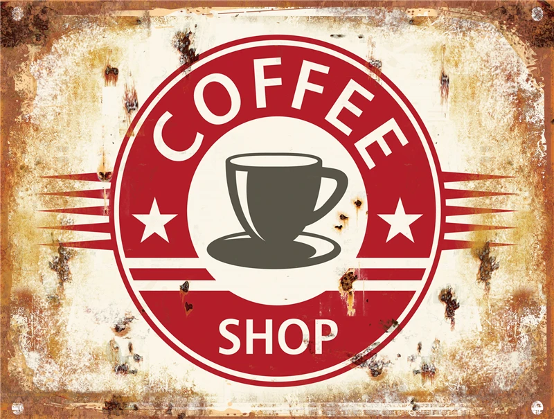 

Metal Plate Teen Room Decoration Restaurant Welcome Sign in Home Decor Cake Vintage Wall Posters Coffee Decor for Kitchen Garden