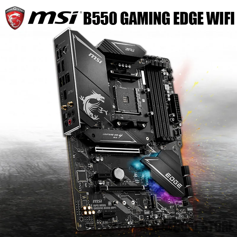 Online Buchse AM4 MSI MPG B550 GAMING RAND WIFI Motherboard DDR4 128GB Dual M.2 LAN 802,11 Ax Wi-Fi 6 + Bluetooth 5,1 USB 3,2 Gen2 RGB
