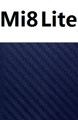 Наклейка для телефона s для Xiaomi mi 8 SE градиентная цветная 3D пленка из углеродного волокна наклейка для Xiaomi mi 8 Lite mi 8 mi 8SE защита для задней панели - Цвет: Mi 8 Lite- purple