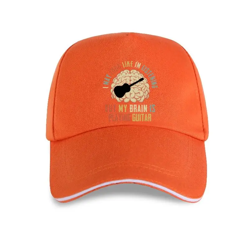 

New 2021 Fashion Summer Style Mens/Ladies Unisex Baseball cap My Brain Is Playing GUITAR Acoustic Music Birthday