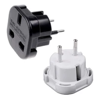 depoguye uk plug adaptereu to uk plug uk to europe travel socket converter adapterplug converter 2 pin to 3 pin ac adapter