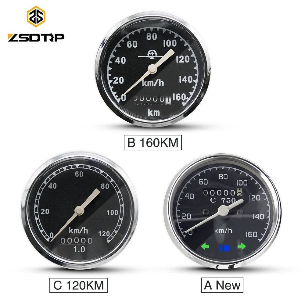 Оригинальный Спидометр ZSDTRP 0 120/160 км Урал CJK750 с головным светильник Поворотный