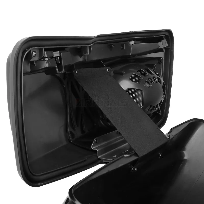 Растягивающиеся седельные сумки для мотоцикла 4 дюйма Harley Touring Road King Street Glide 2014-2020