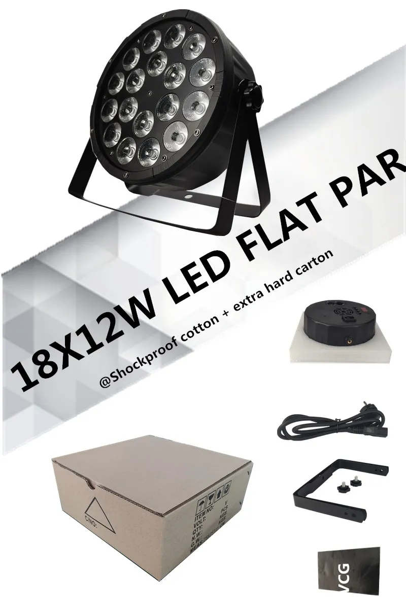 Скидка Светодиодный прожсветильник Тор PAR 18X12W RGBW/прожектор для дискотеки с управлением Dmx, светодиодный прожсветильник Тор для сцены, профессионал...