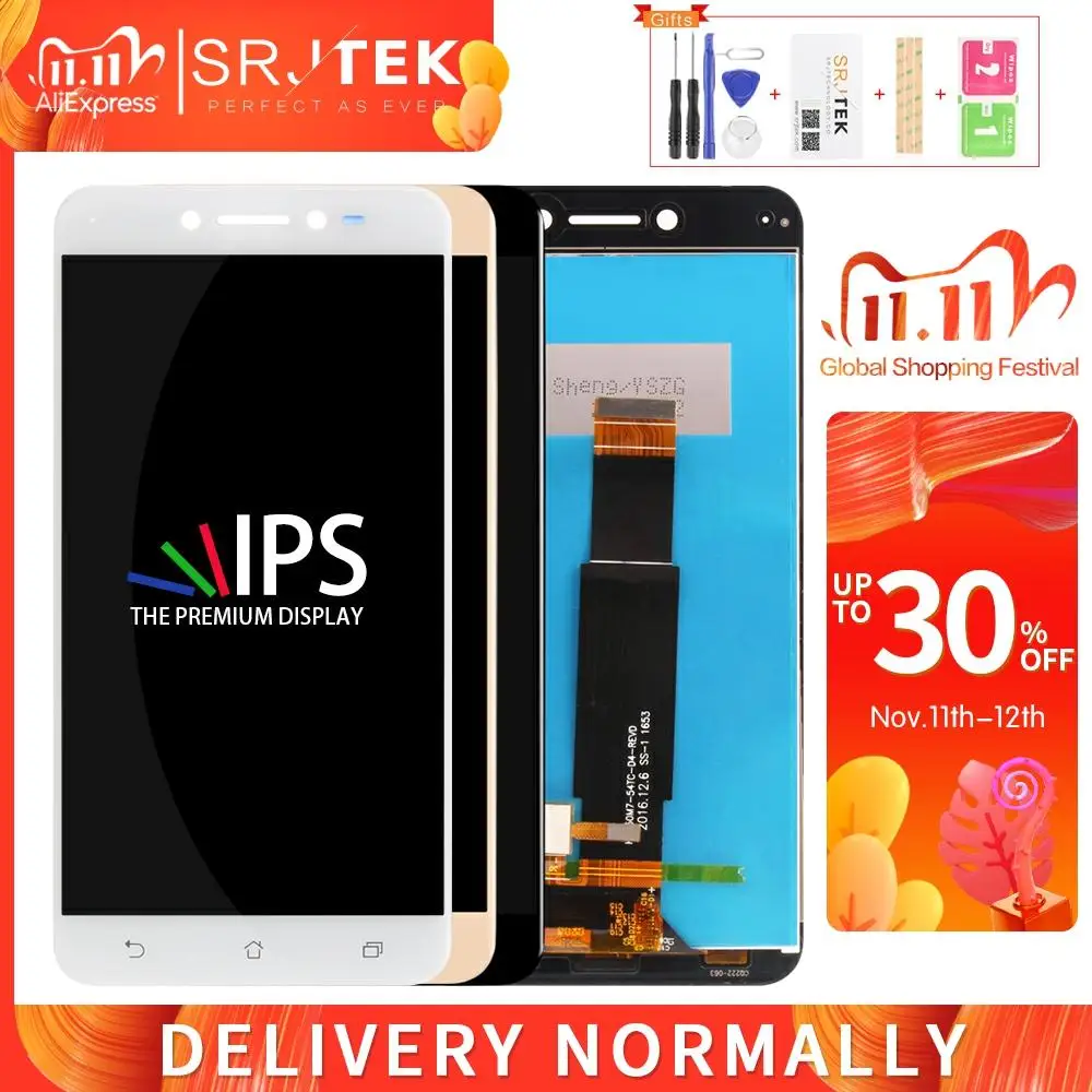 Srjtek для Asus ZenFone Live ZB501KL ЖК дисплей + сенсорный экран дигитайзер сенсор 1280X720 5 0