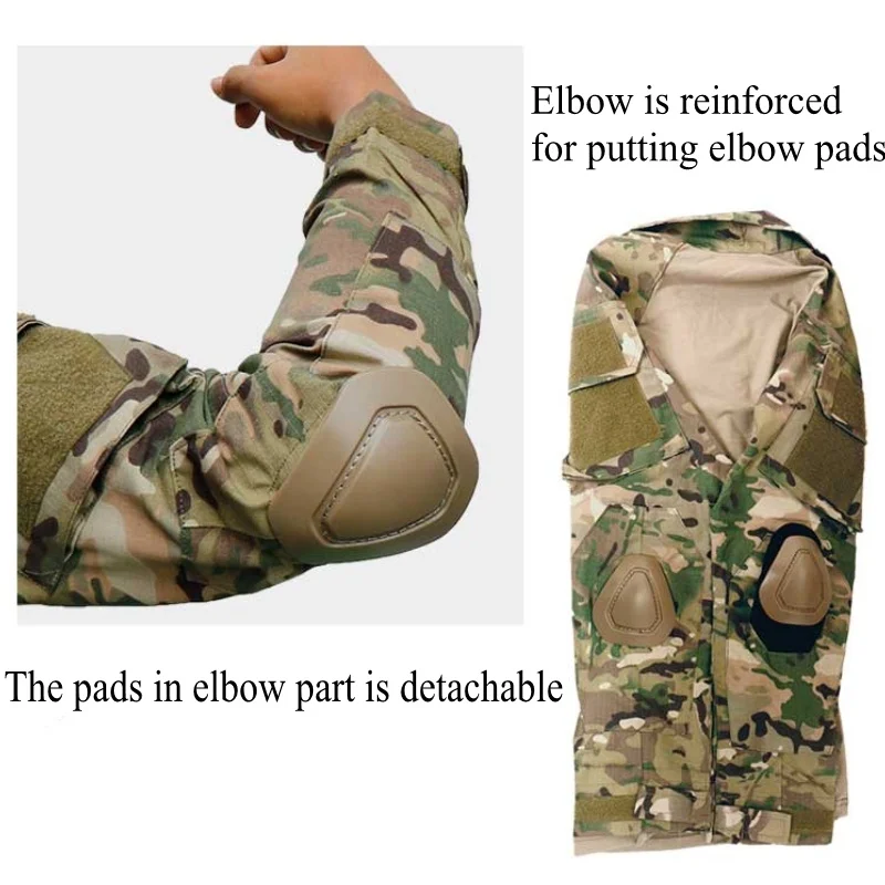 Камуфляж Тактический рубашка армейские футболки Для мужчин быстросохнущая с