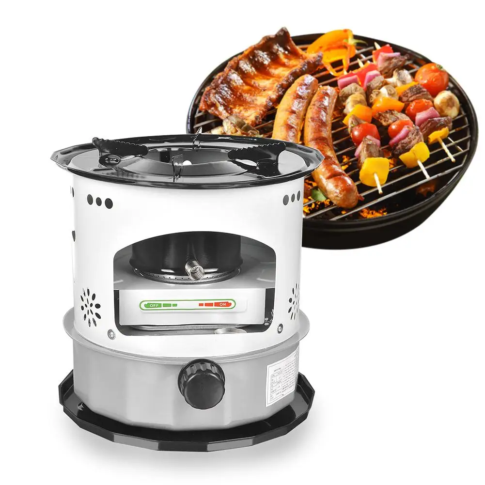 Портативная бензиновая мини плита для кемпинга с жидким топливом|Уличные