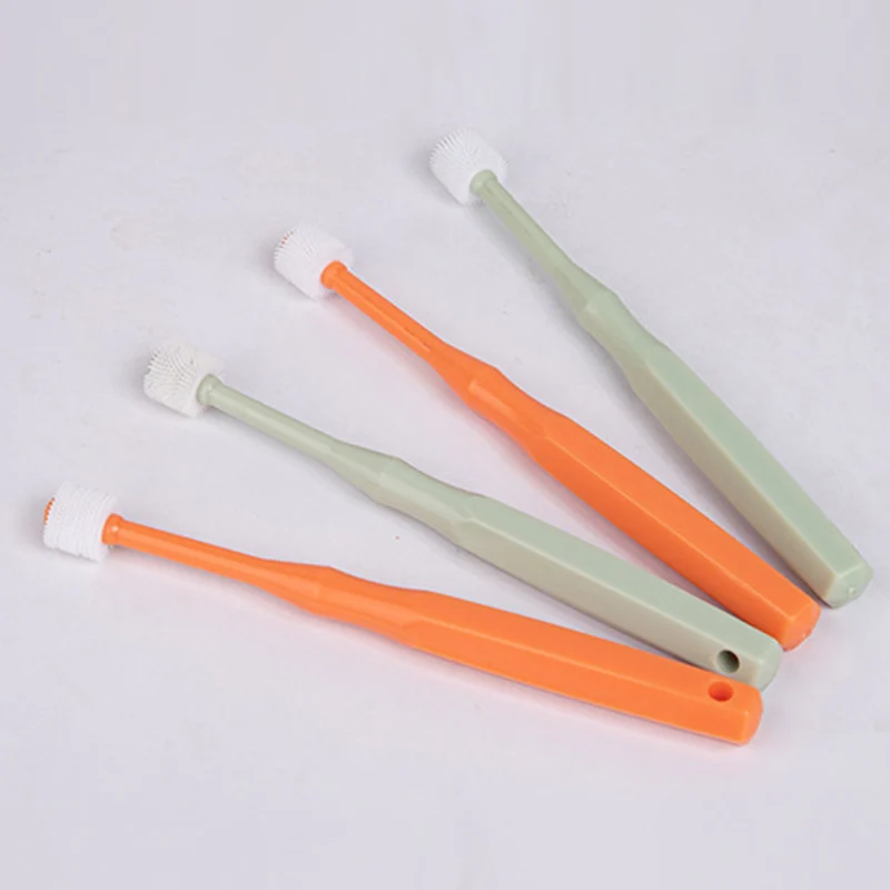 

360 Degree Silicone Toothbrush For Children 1-3 Years Old Independent Anti Stuck Throat Baby Deciduous Teeth Training Toothbrush