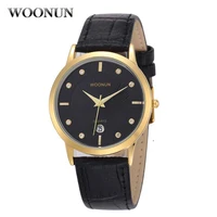 fashion simple watches men genuine leather band quartz wristwatches casual man watch relogio masculino reloj hombre montre homme