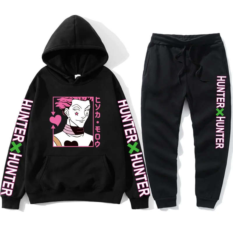 

HOODIES Letters Print Sweatshirt+Sweatpant men's Pullover Sweatshirt Hoodie Sports Pants tracksuit men Casual suit