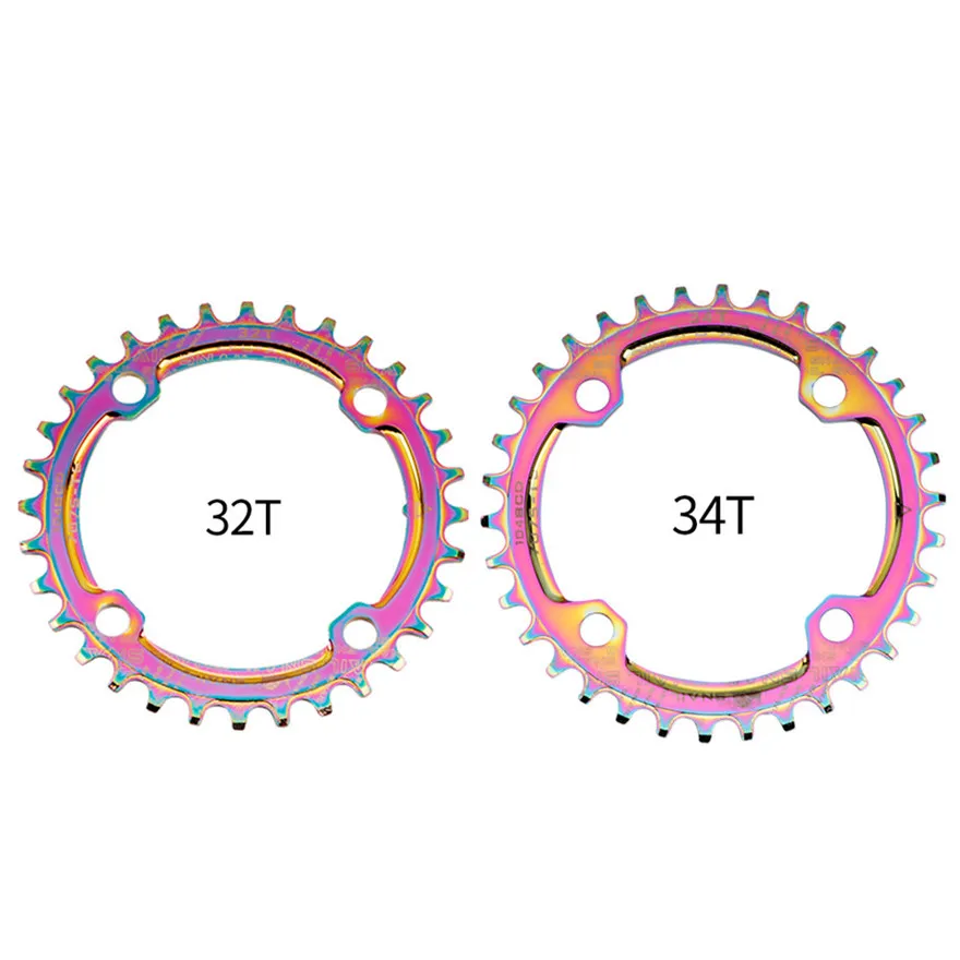 104BCD Звездочка для горного велосипеда с отрицательной звездочкой цветная колеса