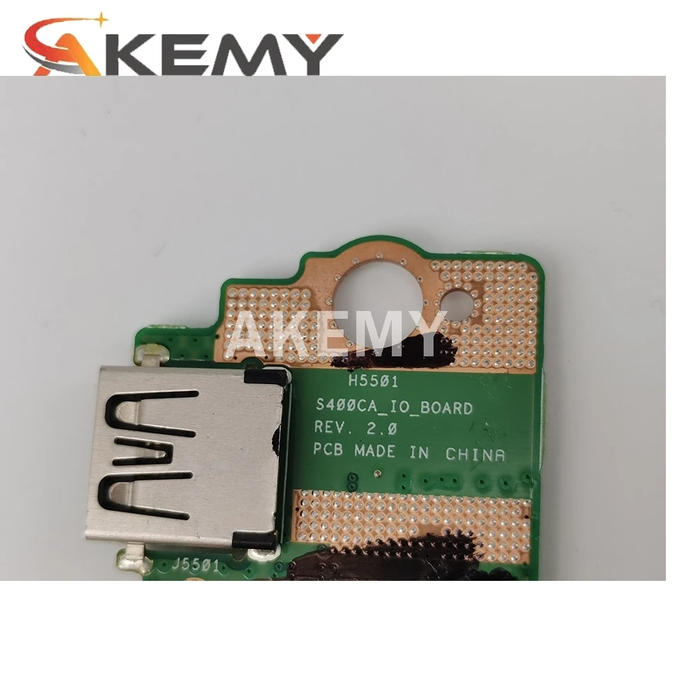 

Original For S400C S400CA S500C S500CA IO board Laptop Audio USB IO Board SD Card Interface REV 2.0 2.1 3.1