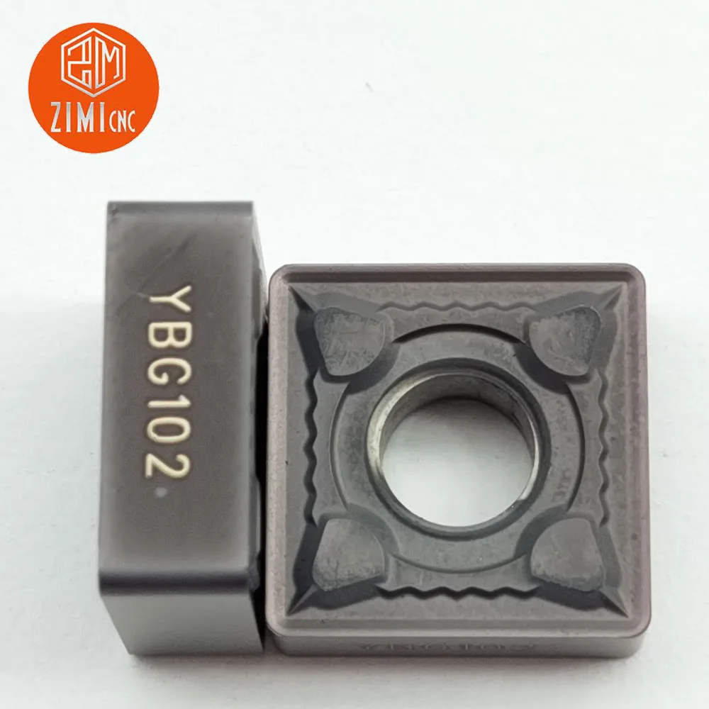 10 шт. SNMG120408-NM YBG102 карбидная вставка SNMG 432 внешний токарный инструмент токарный станок с ЧПУ Режущий инструмент токарный инструмент